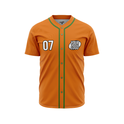 Custom Orange Softball Jersey
