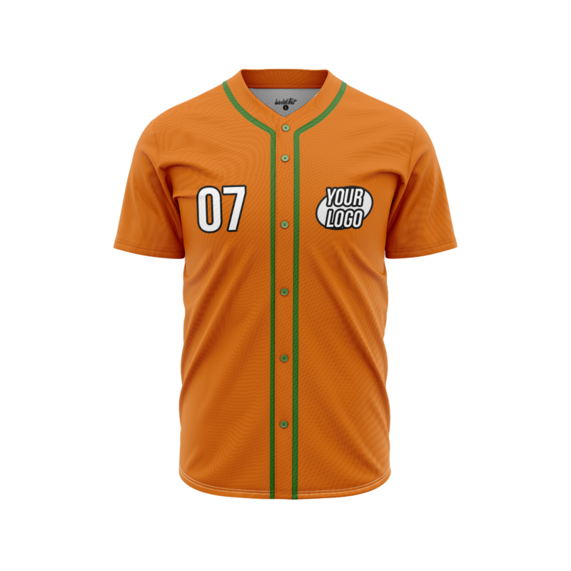 Orange BaseballJerseyFront