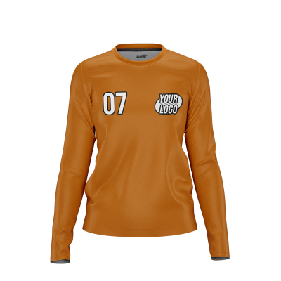 Custom Orange Women’s Long Sleeve Shirt