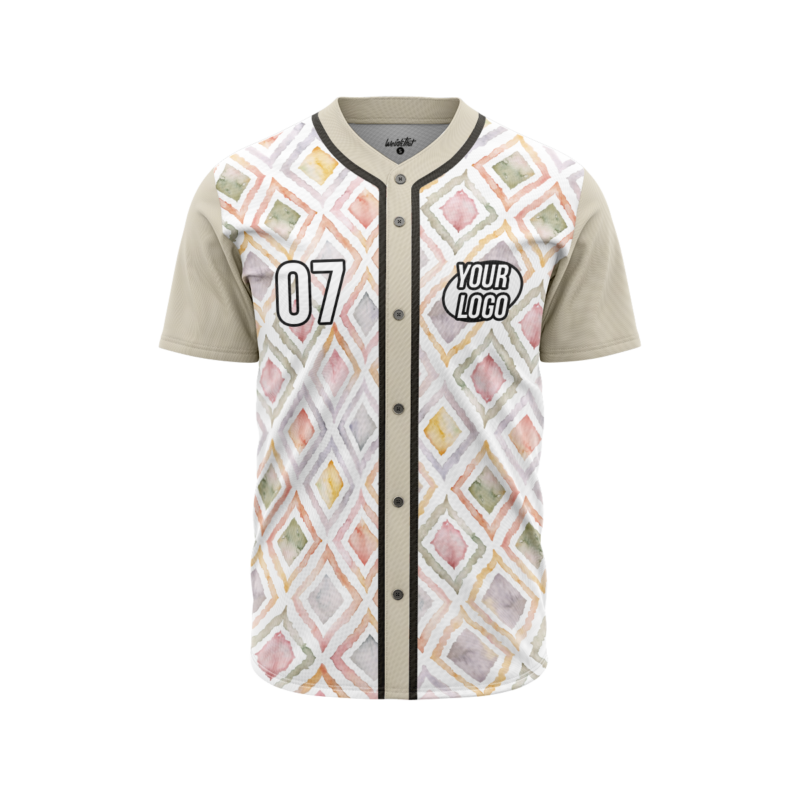 Painted Pastels BaseballJerseyFront