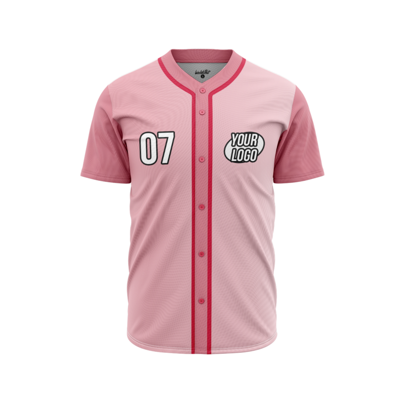 Piggy pink BaseballJerseyFront