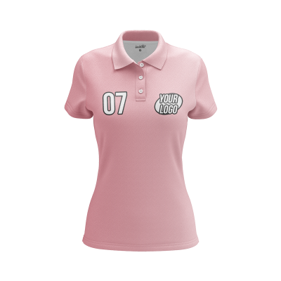 Custom Piggy Pink Women’s Polo Shirt