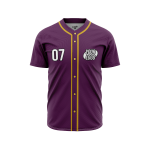 Custom Plum Baseball Jersey