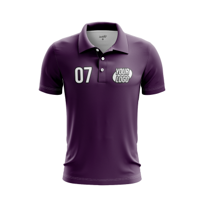 Custom Plum Men’s Polo Shirt
