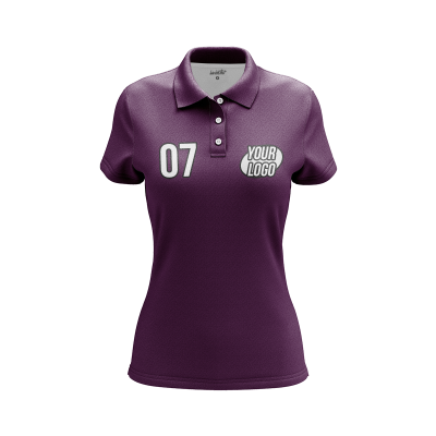 Custom Plum Women’s Polo Shirt