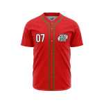 Custom Red Softball Jersey