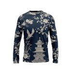 Sakura Serenity Men’s Long Sleeve Shirt