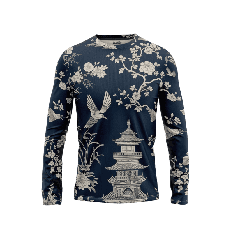 Sakura Serenity LongSleeveMenFront