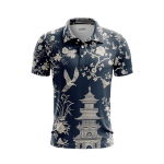 Sakura Serenity Men’s Polo Shirt