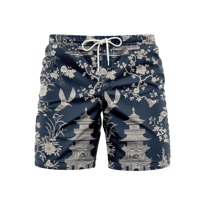 Sakura Serenity SwimshortsFront