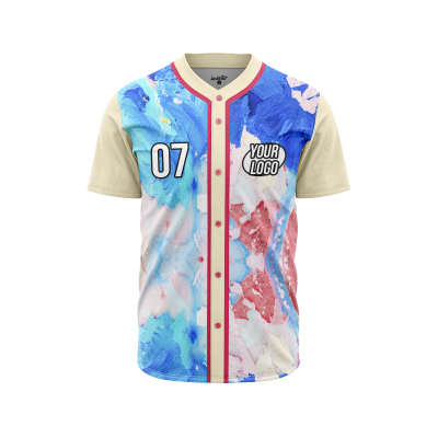 Custom Serene Pigmentations Baseball Jersey