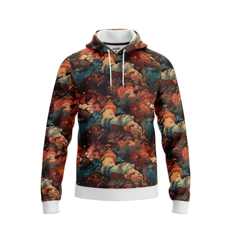 Shibori Symphony HoodieFront