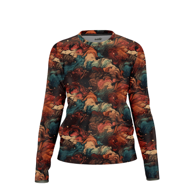 Shibori Symphony Women’s Long Sleeve Shirt