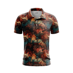 Shibori Symphony Men’s Polo Shirt