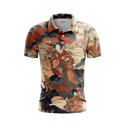 Shoji Shadows Men’s Polo Shirt