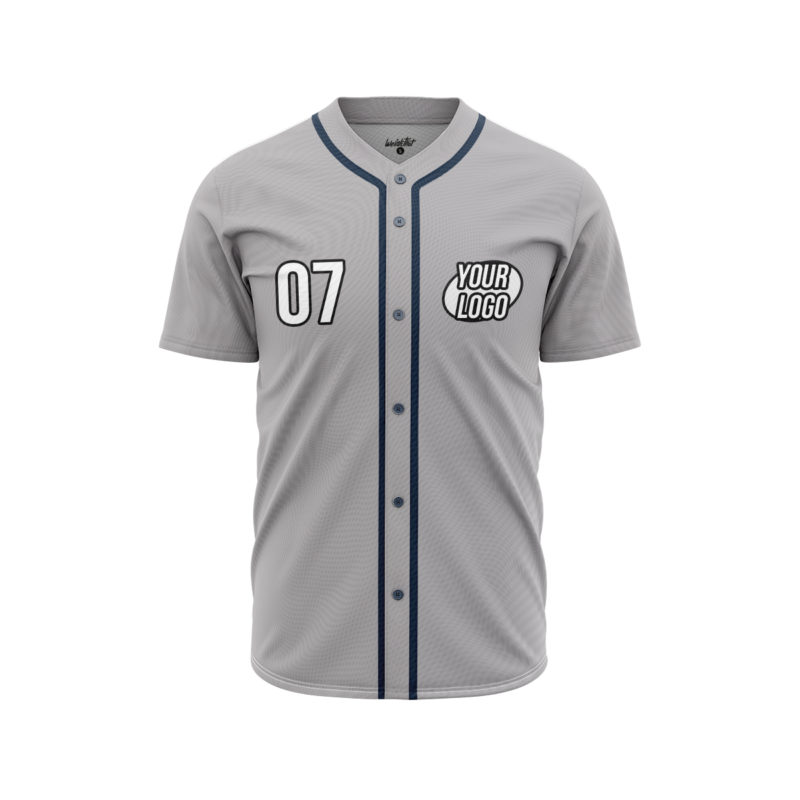 Silver BaseballJerseyFront