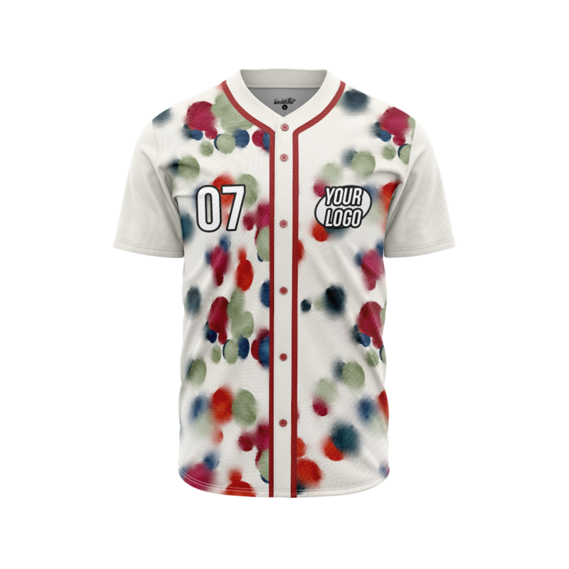 Soft Brushstrokes BaseballJerseyFront