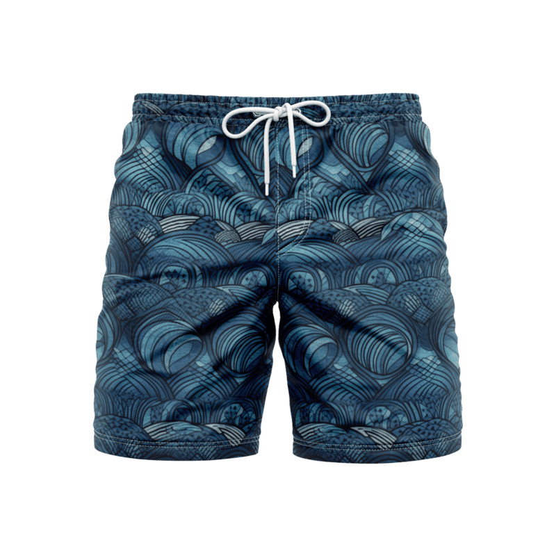 Sumi e Strokes SwimshortsFront