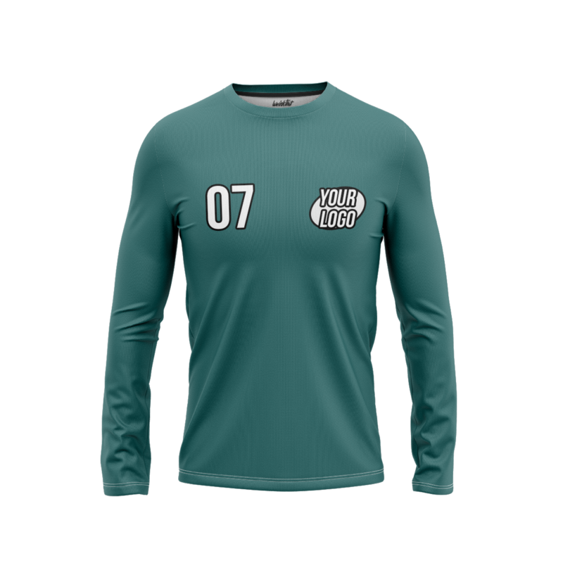 Teal LongSleeveMenFront