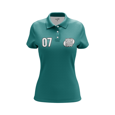 Custom Teal Women’s Polo Shirt