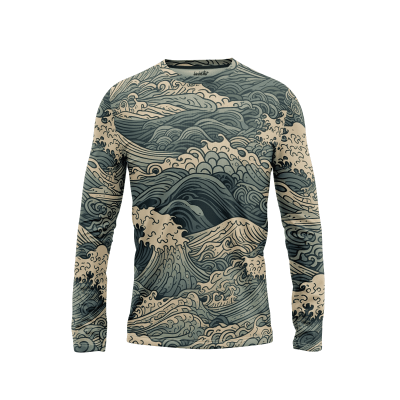Tsukimi Twilight Men’s Long Sleeve Shirt