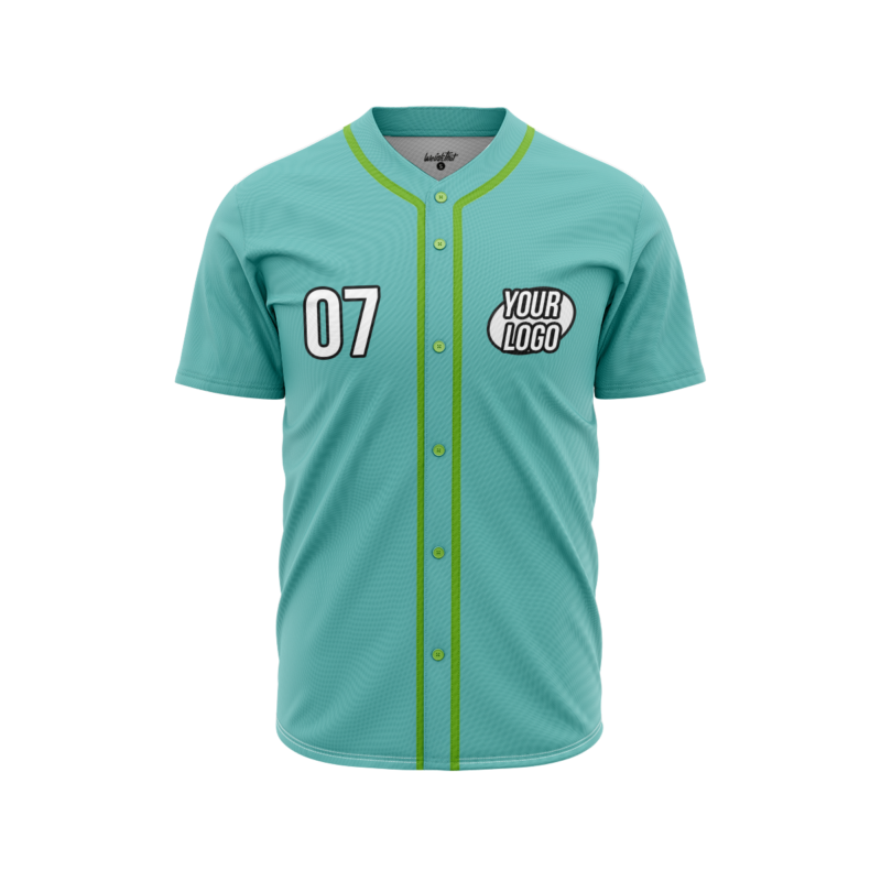 Turquoise BaseballJerseyFront