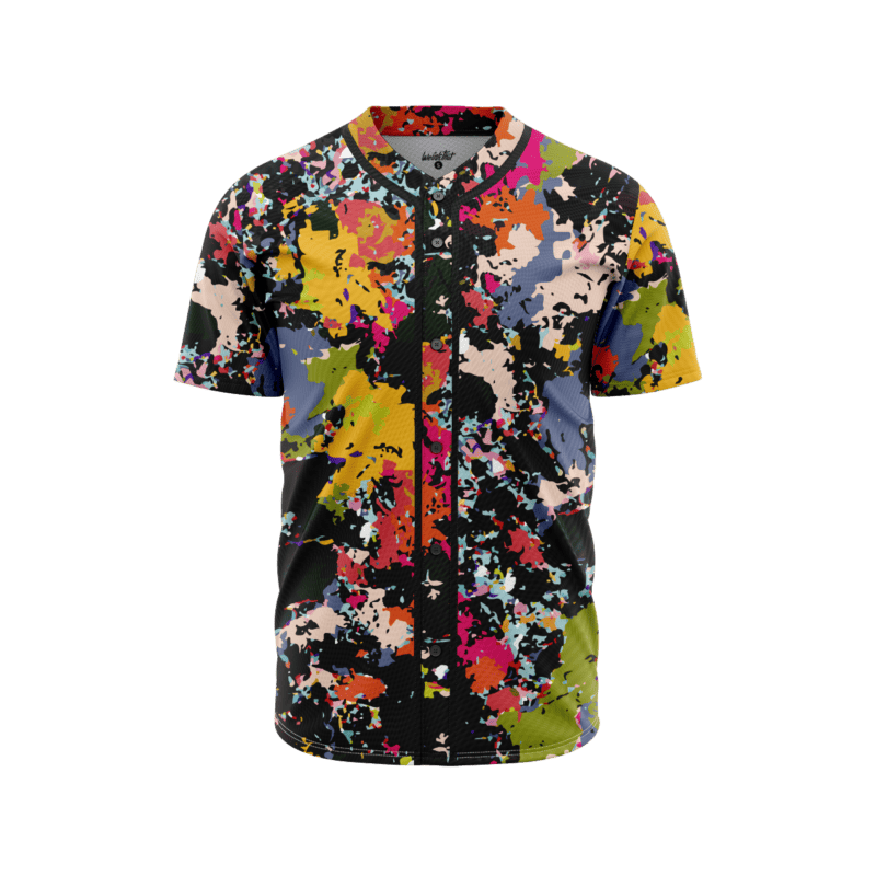 Urban Camouflage BaseballJerseyFront