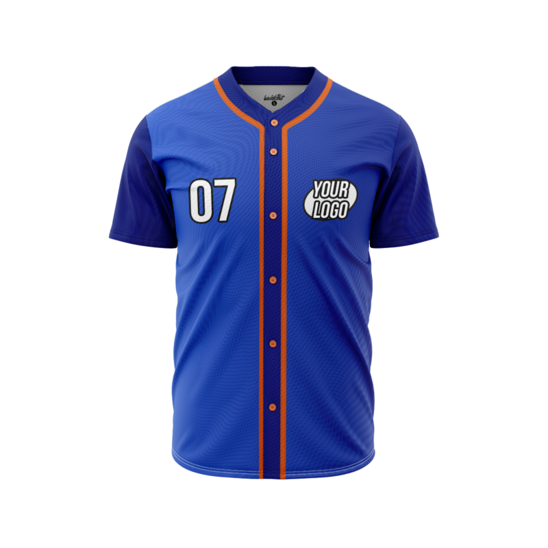 Very Blue BaseballJerseyFront