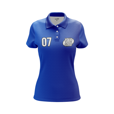 Custom Very Blue Women’s Polo Shirt