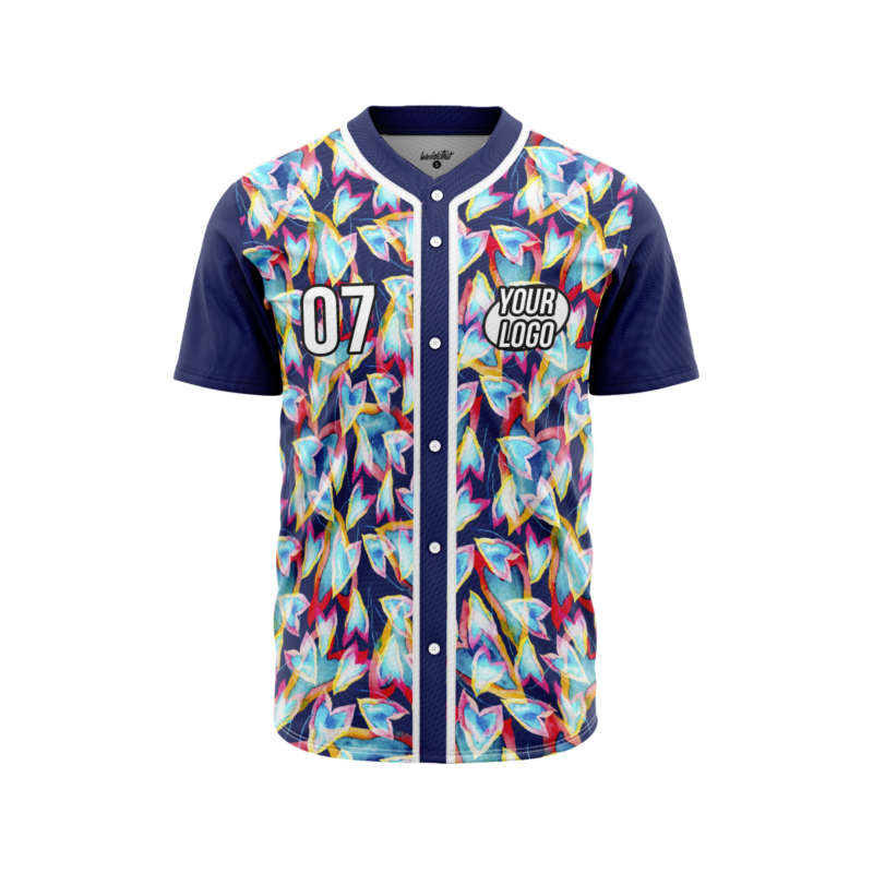 Watercolor Reverie BaseballJerseyFront