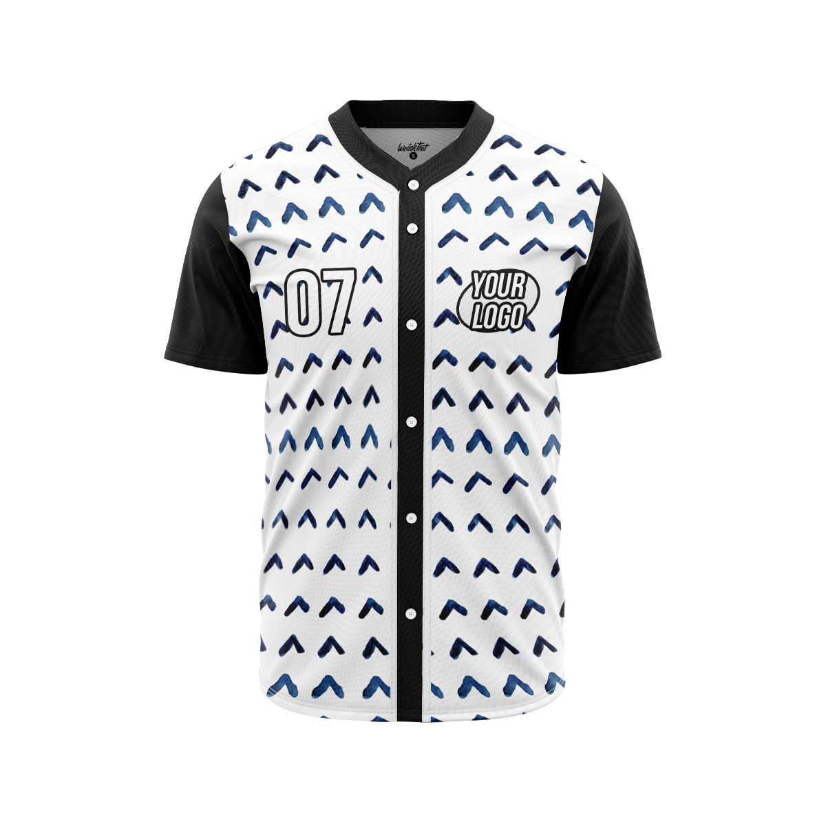 Custom Watercolor Whispers Baseball Jersey