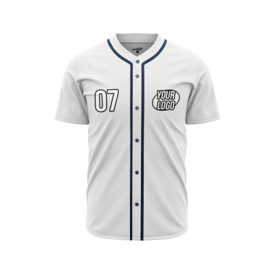 Custom White Softball Jersey