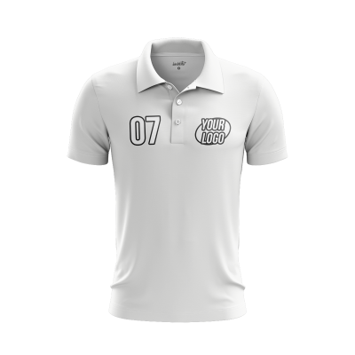 Custom White Men’s Polo Shirt