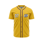 Custom Yellow Softball Jersey