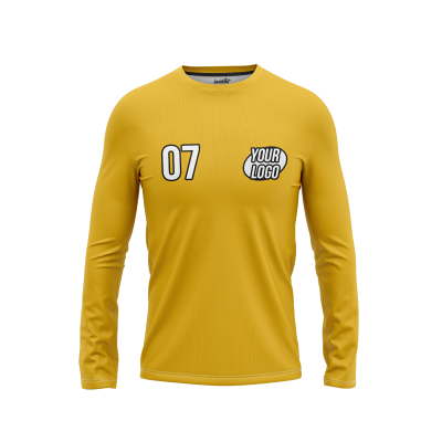 Custom Yellow Men’s Long Sleeve Shirt