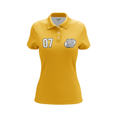 Custom Yellow Women’s Polo Shirt