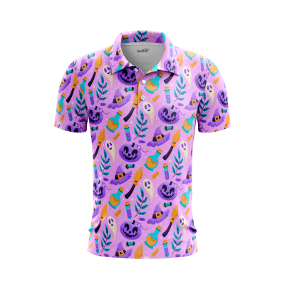 Autumnal Abyss Men’s Polo Shirt