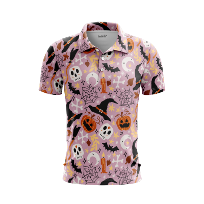 Chilling Chestnut Charade Men’s Polo Shirt
