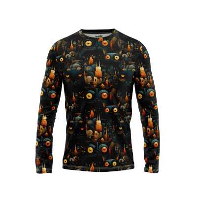 Creepy Cedar Carnival Men’s Long Sleeve Shirt