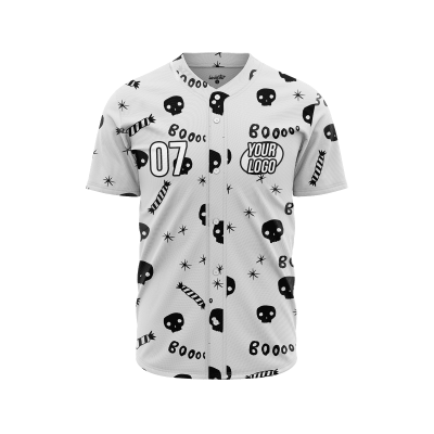 Custom Creepy Cherrywood Carnival Baseball Jersey