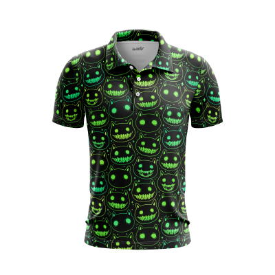 Creepy Cornfield Carnival Men’s Polo Shirt