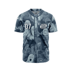 Custom Dreadful Dogwood Dance Baseball Jersey