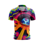 Eerie Elderberry Evening Men’s Polo Shirt