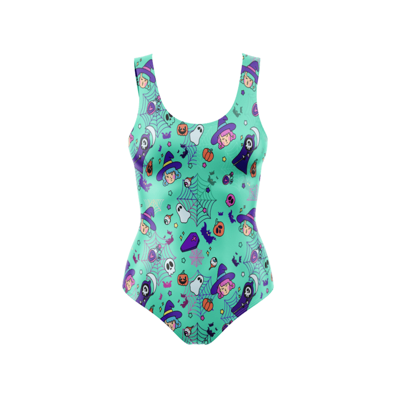 Eerie Evergreen Ensemble BodysuitFront