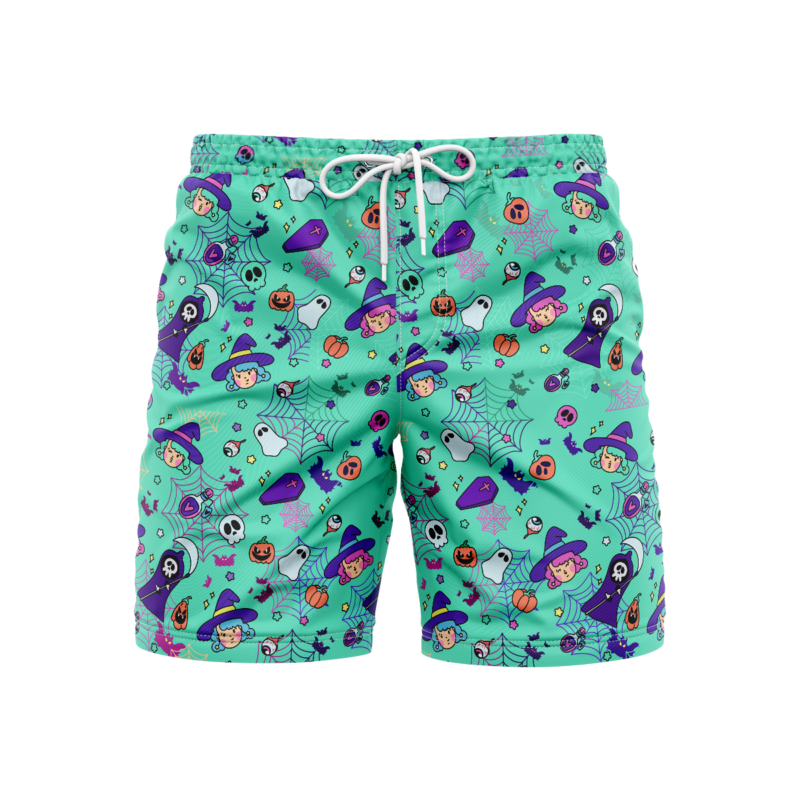 Eerie Evergreen Ensemble SwimshortsFront