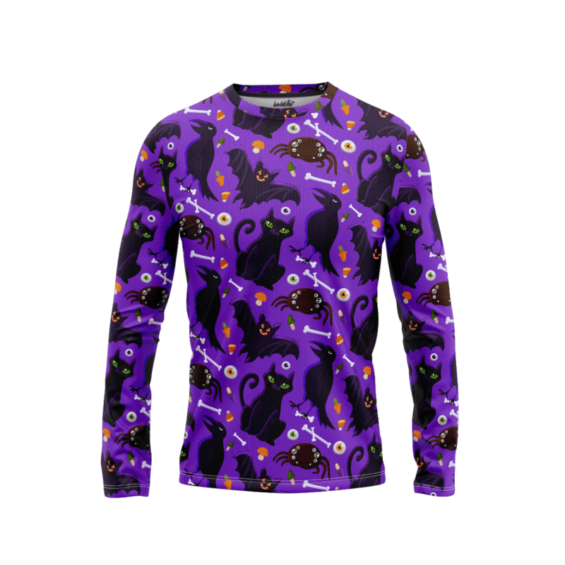 Fallen Leaf Fright Fest LongSleeveMenFront