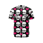 Custom Frosted Frights Baseball Jersey