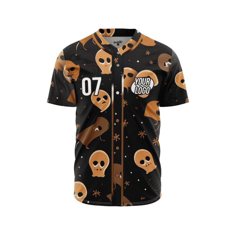 Ghastly Gourd Gathering BaseballJerseyFront