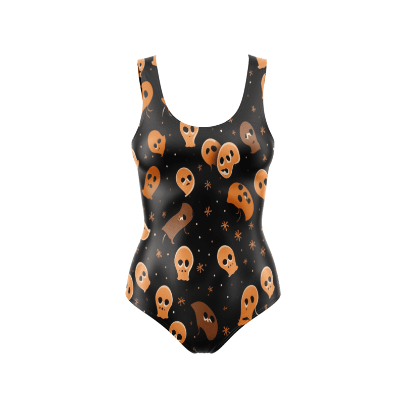 Ghastly Gourd Gathering BodysuitFront