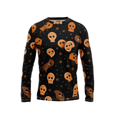 Ghastly Gourd Gathering Men’s Long Sleeve Shirt